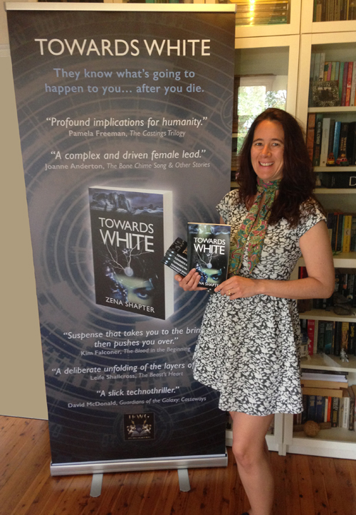 Zena Shapter Towards White Pull Up Banner